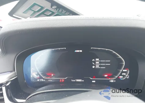 2021 BMW M5 z USA, uszkodzony, nr VIN WBS83CH07MCF87975